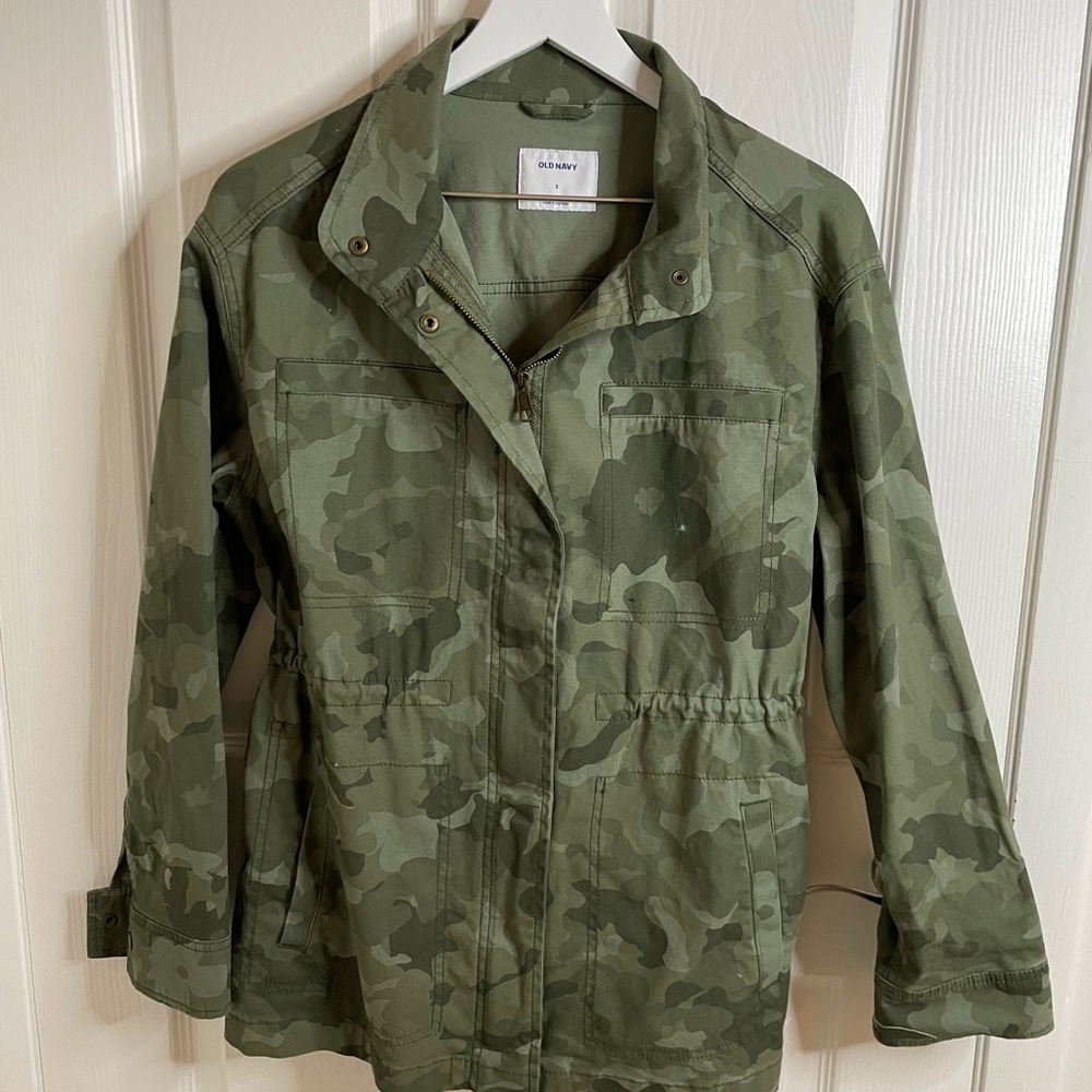 Camo Print Utility Jacket - image 1